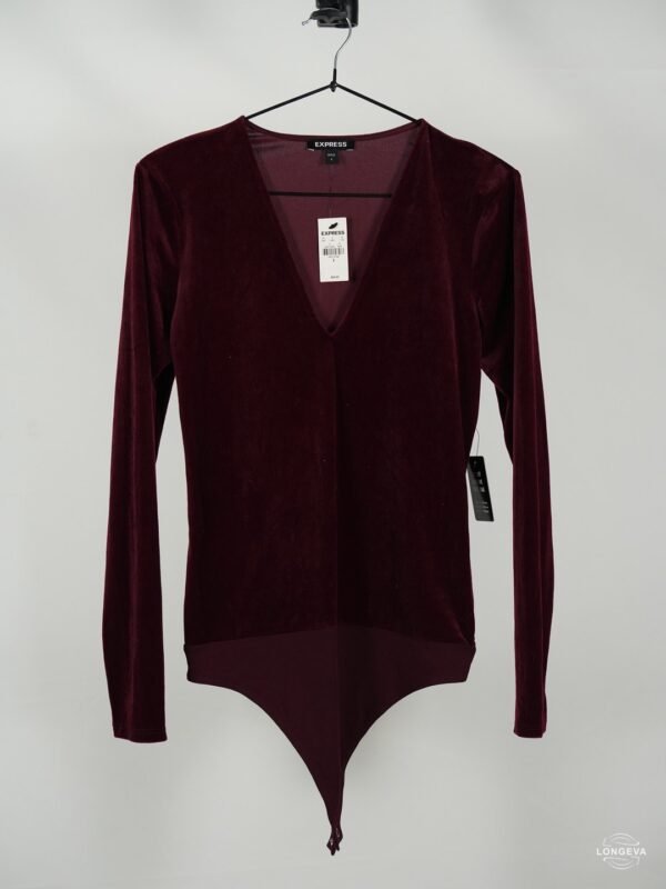 BLUSA EXPRESS | GUINDA | TERCIOPELO | S