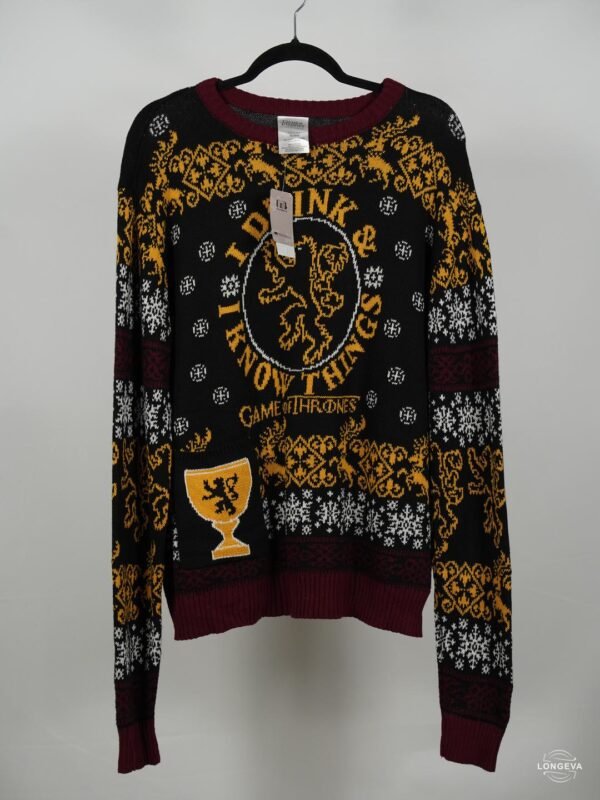 SUETER GAME OF THRONES | NEGRO | ESTAMPADO | XL