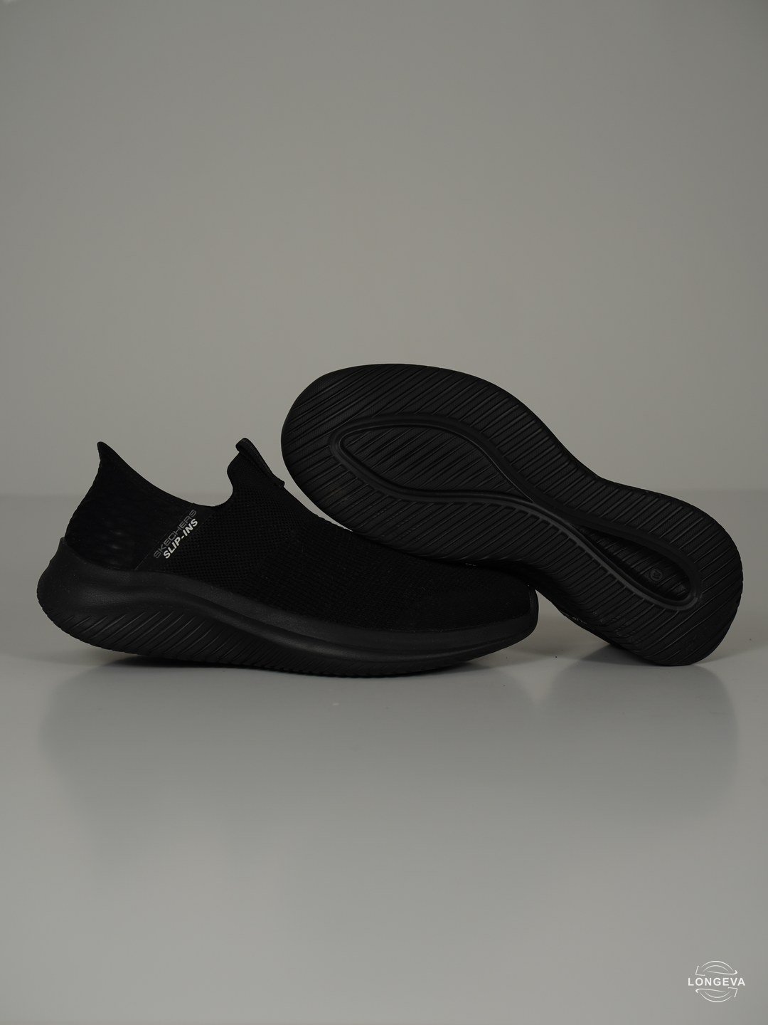 TENIS SKECHERS | NEGRO | HANDS FREE | 28 CM - Imagen 2