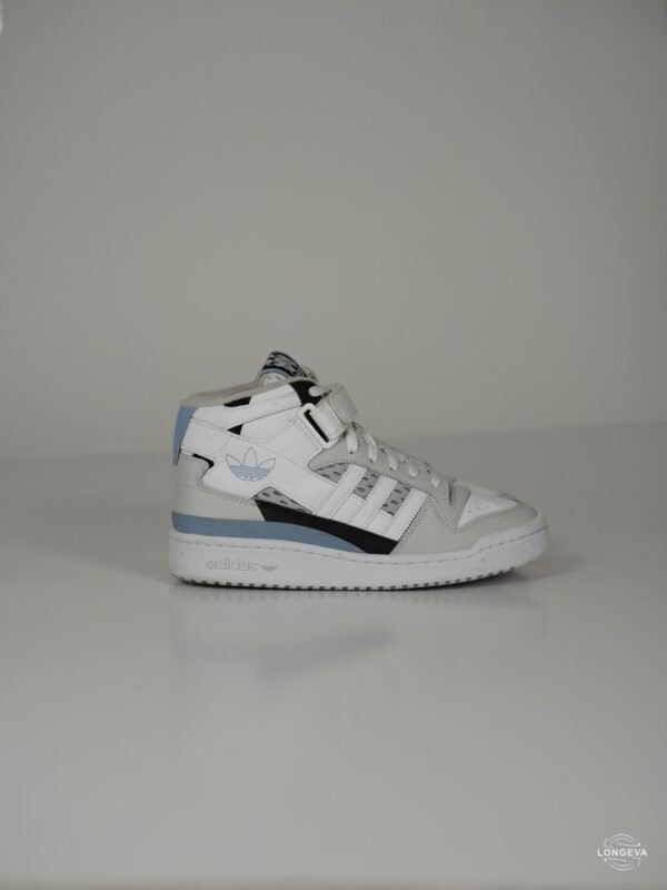 TENIS ADIDAS | BLANCO/AZUL | FORUM MID | 25 CM