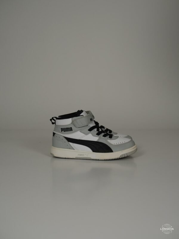 TENIS PUMA | GRIS/BLANCO | REBOUND LAYUP | 20 CM