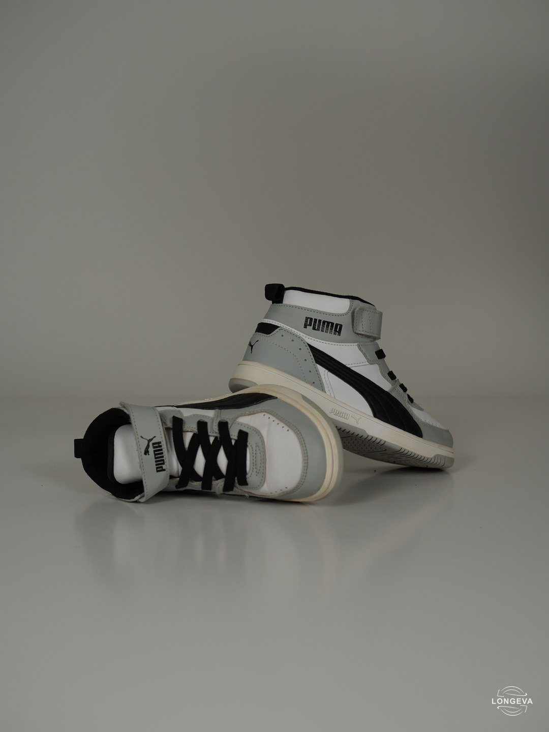 TENIS PUMA | GRIS/BLANCO | REBOUND LAYUP | 20 CM - Imagen 2