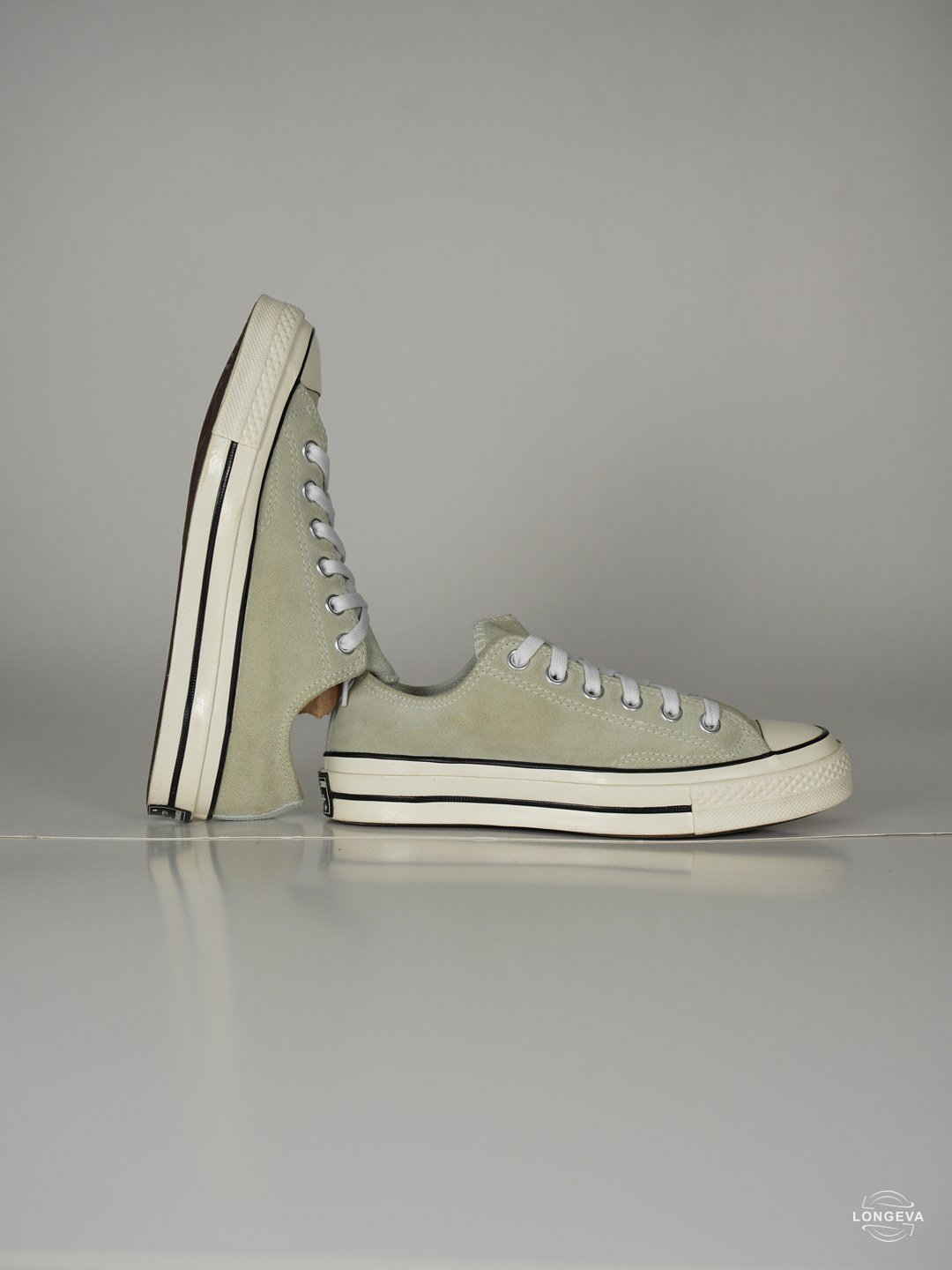 TENIS CONVERSE | VERDES | CHUCK TAYLOR LOW | 23.5 CM - Imagen 2